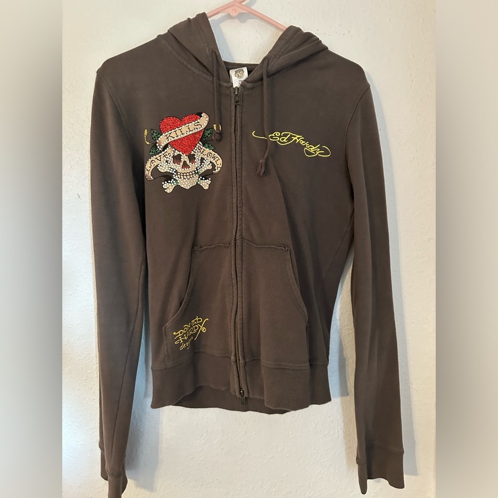 Ed Hardy, ‘Love Kills Slowly’ jacket. Size Med